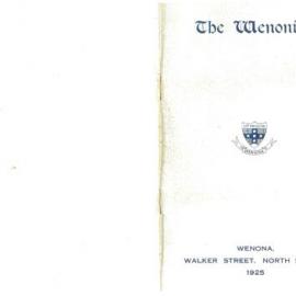 The Wenonian, 1925