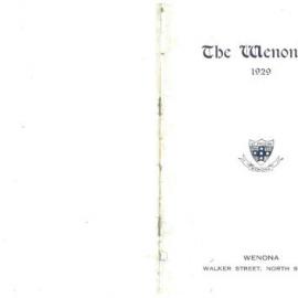 The Wenonian, 1929