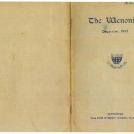 The Wenonian, 1933